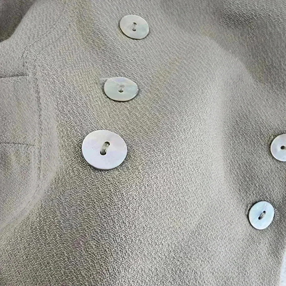 Express wool blend women's career blazer 7/8 Tan - Picture 4 of 8